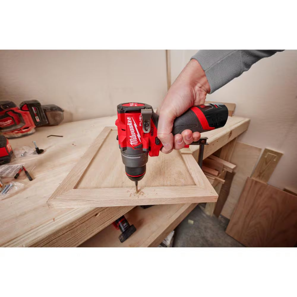 M12 FUEL 12-Volt Lithium-Ion Brushless Cordless Hammer Drill and Impact Driver Combo Kit with 45-Piece Bit Set