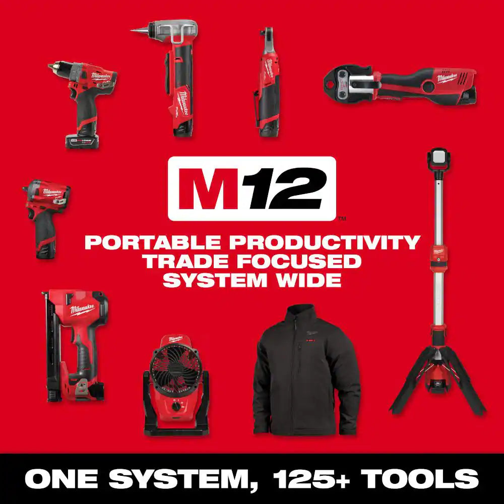 M12 FUEL 12-Volt Lithium-Ion Brushless Cordless Hammer Drill and Impact Driver Combo Kit with 45-Piece Bit Set